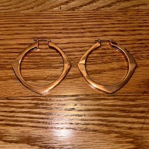 Rose gold Hoop earrings
